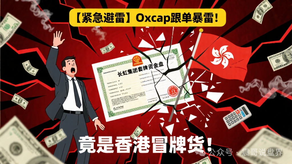 【避雷】Oxcap跟单暴雷！长虹集团套牌资金盘竟是香港冒牌货！