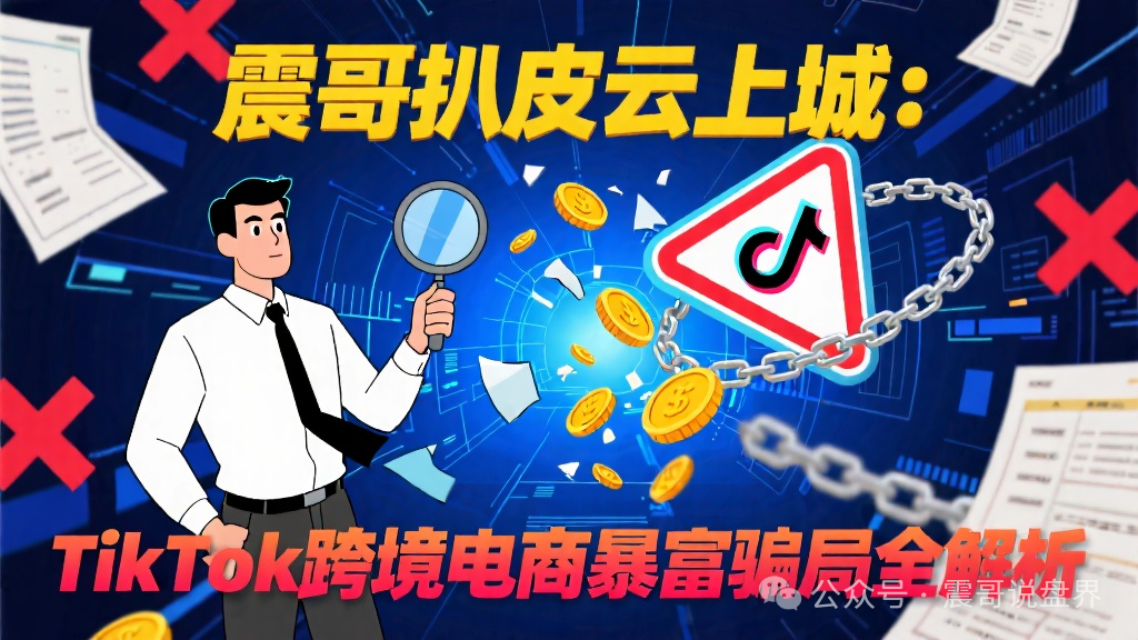 【云上城】TikTok跨境电商的暴富骗局全解析！