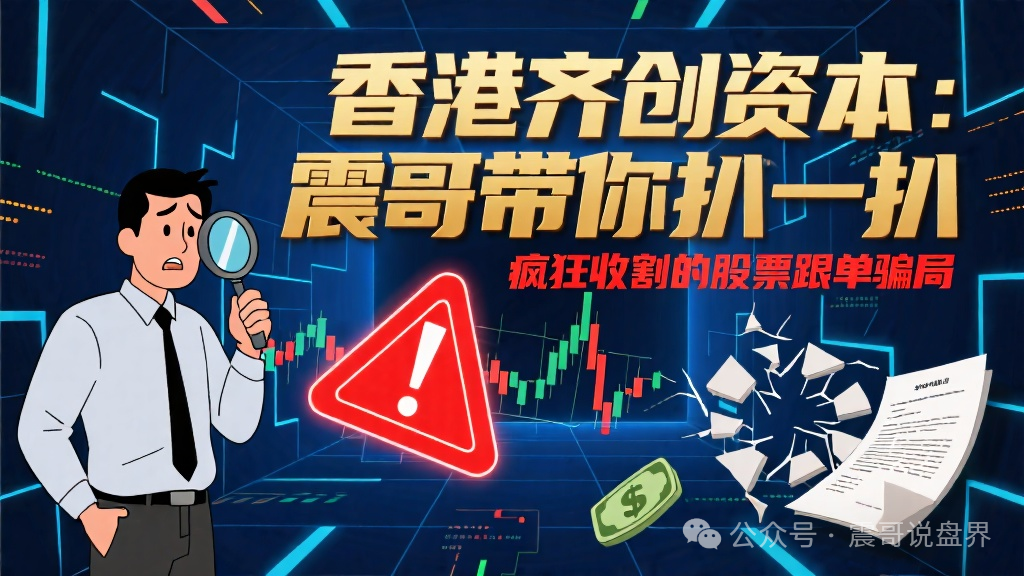 【香港齐创资本】这个疯狂收割的股票跟单骗局！