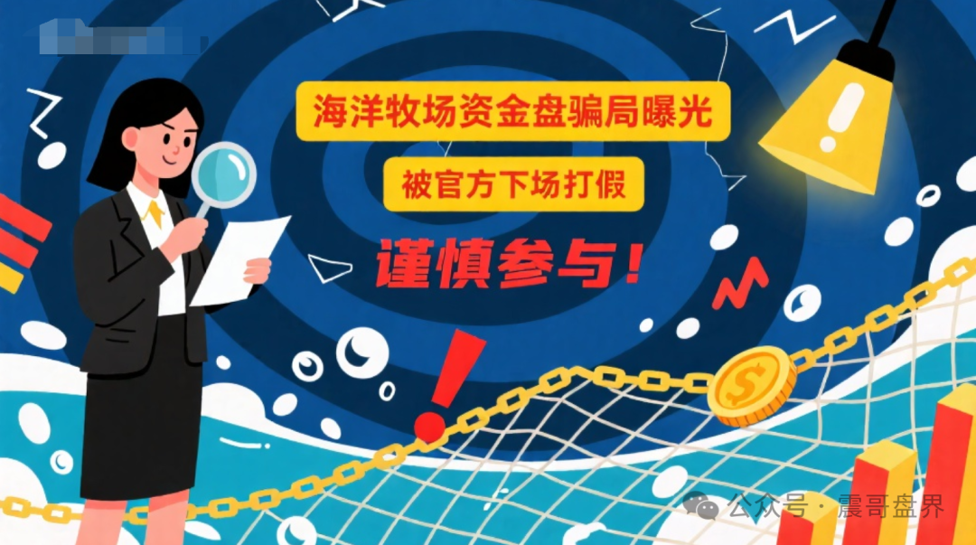 【海洋牧场】资金盘骗局曝光，被官方下场打假，谨慎参与！