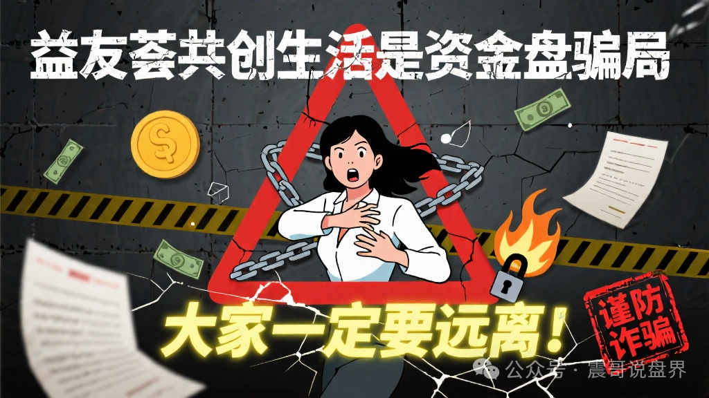 谨防诈骗【益友荟】共创生活是资金盘骗局，大家一定要远离！