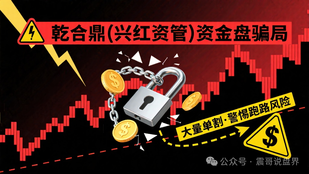【乾合鼎(兴红资管)】资金盘骗局，大量单割，警惕跑路风险！