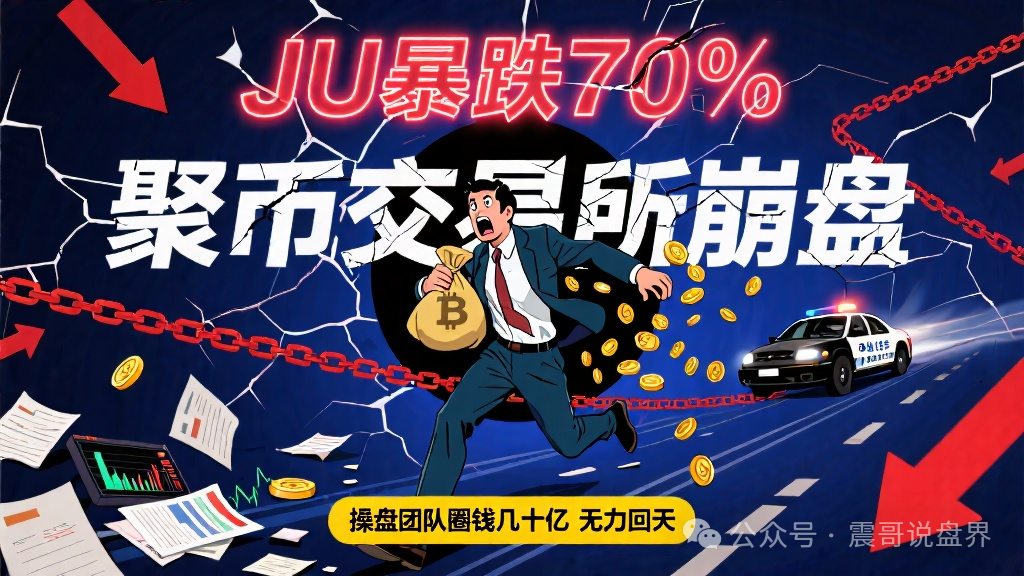 JU暴跌70%，聚币交易所崩盘，操盘团队圈钱几十亿，无力回天