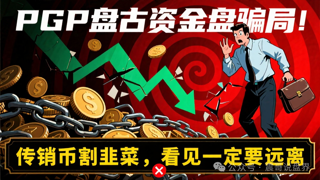 【PGP盘古公链】资金盘骗局！传销币割韭菜，看见一定要远离！