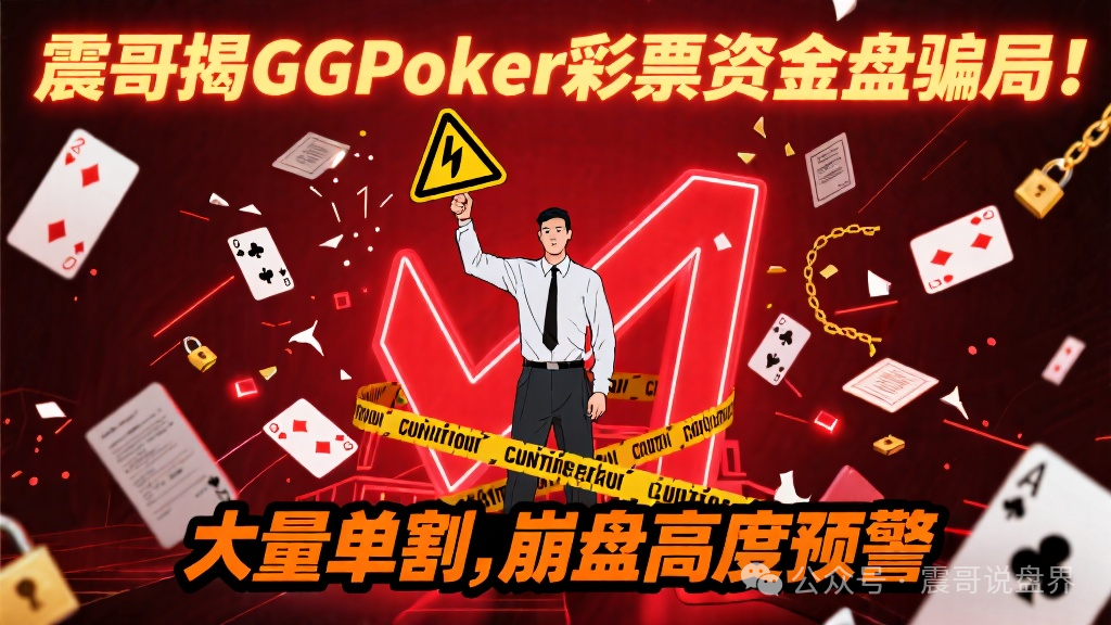 【GGPoker】彩票资金盘骗局！大量单割，崩盘高度预警！