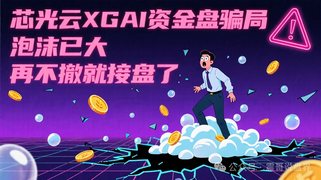 【芯光云XGAI】资金盘骗局，泡沫已大，再不撤就接盘了！