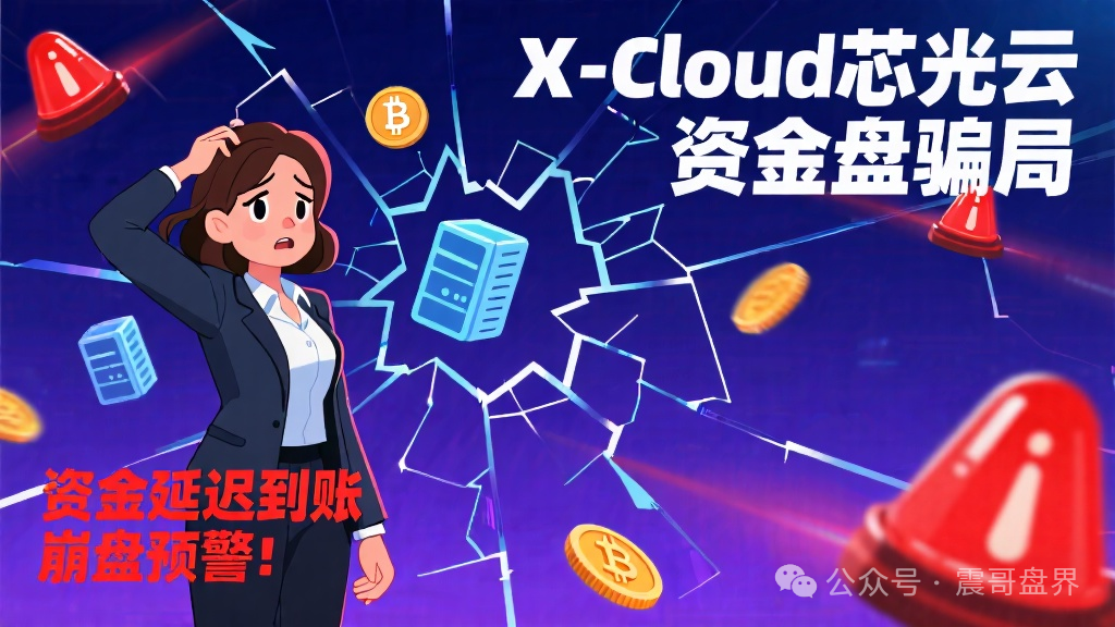 【X-Cloud芯光云】资金盘骗局，已经延迟到账，即将崩盘！